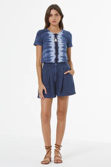 Boy Tee Jilli Boutique Aviator Blue Pillar Wash