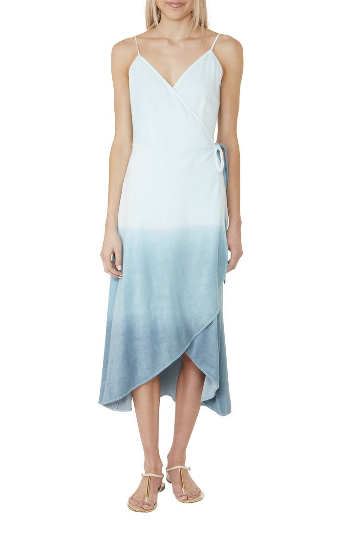 bathing suit wrap dress Terry Dip Dye Wrap Dress by Florabella – Jilli Boutique