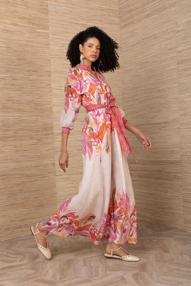 Belize Maxi Dress in Pink by Hale Bob Jilli Boutique Belize Maxi Dress in Pink by Hale Bob Jilli Boutique