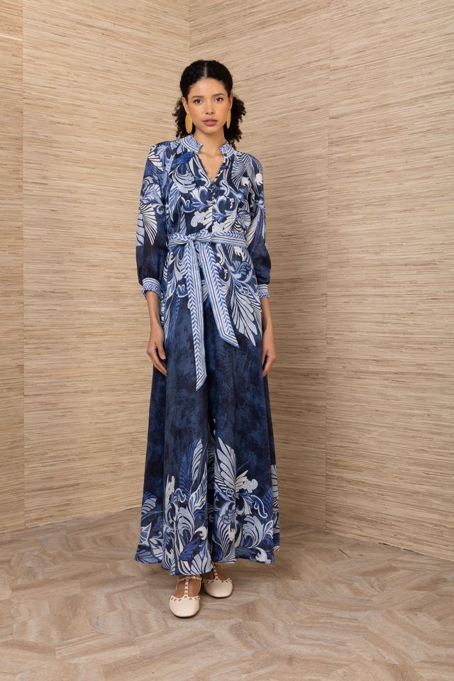 Belize Maxi Dress in Navy by Hale Bob  Jilli Boutique
