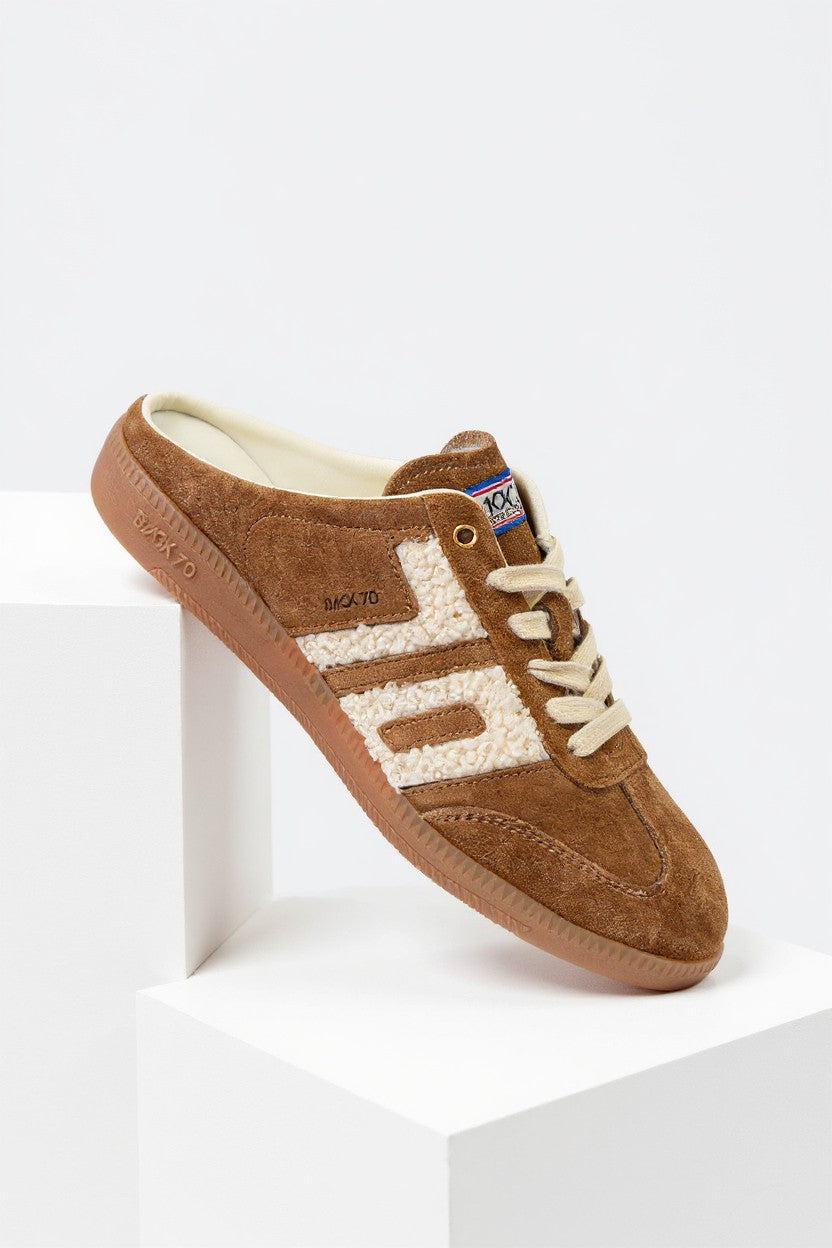 Back 70 Easter in Tobacco Backless Sneakers Jilli Boutique Atlanta Buckhead