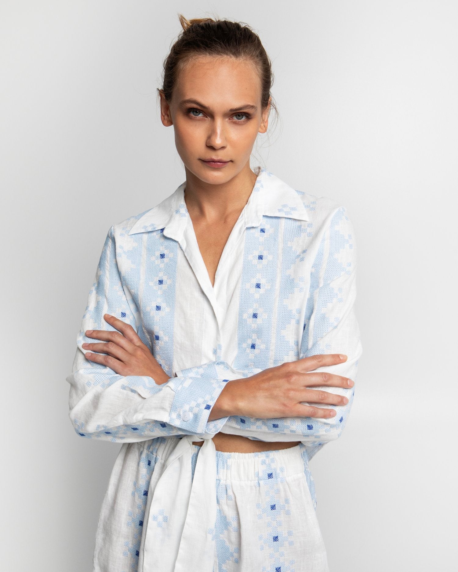 greek archaic kori jilli boutique PIXEL wrap