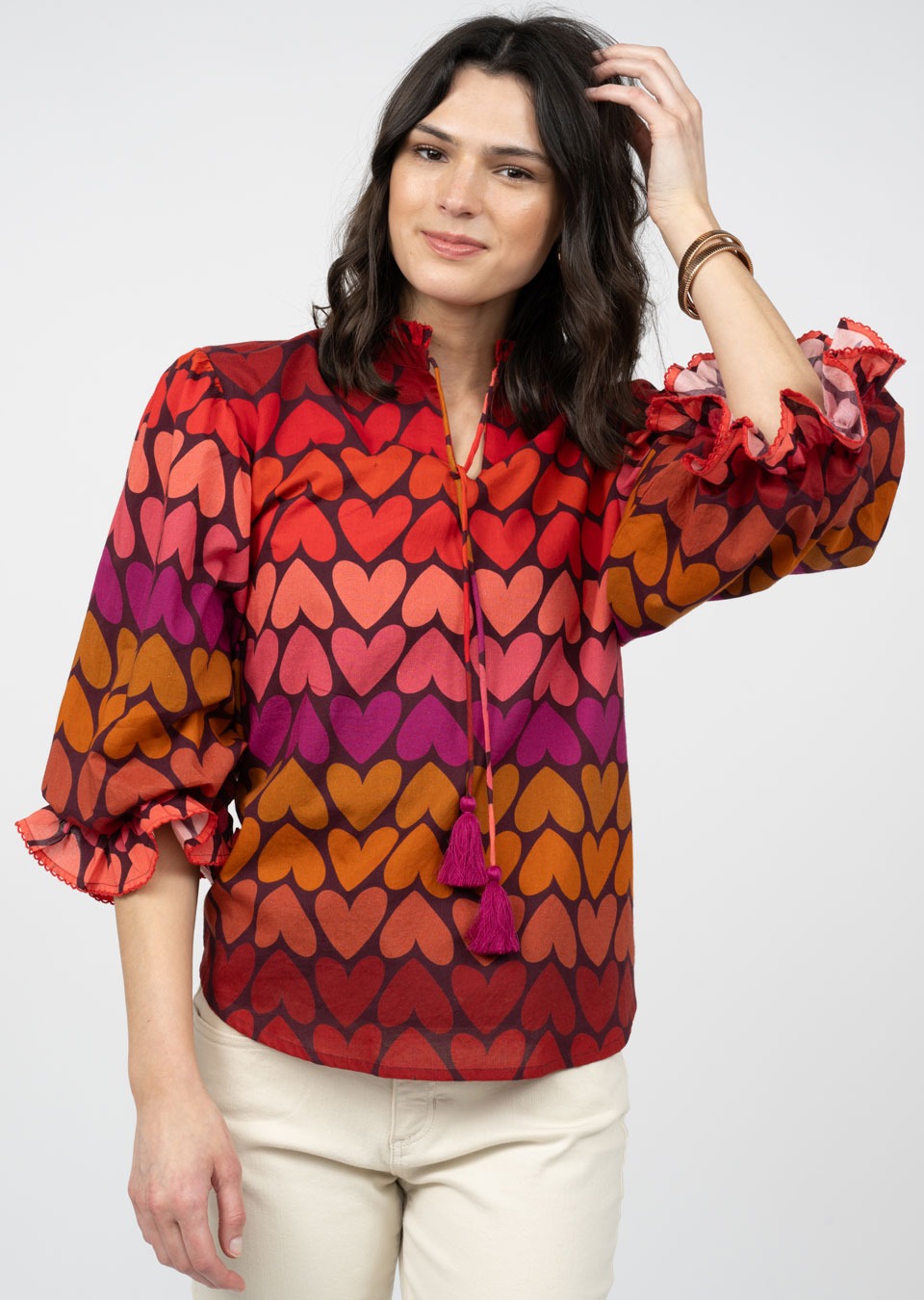 Ivy Jane Ombre Heart Top Jilli Boutique