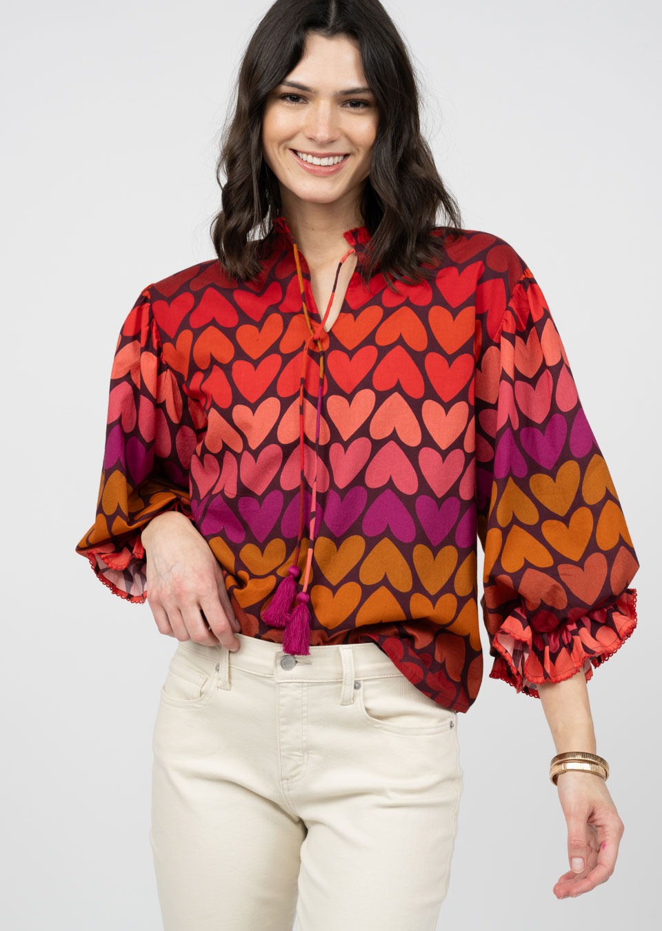 Ivy Jane Ombre Heart Top Jilli Boutique