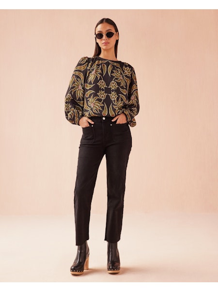 Ayla Blouse by Omika Alexia Onyx Jilli Boutique