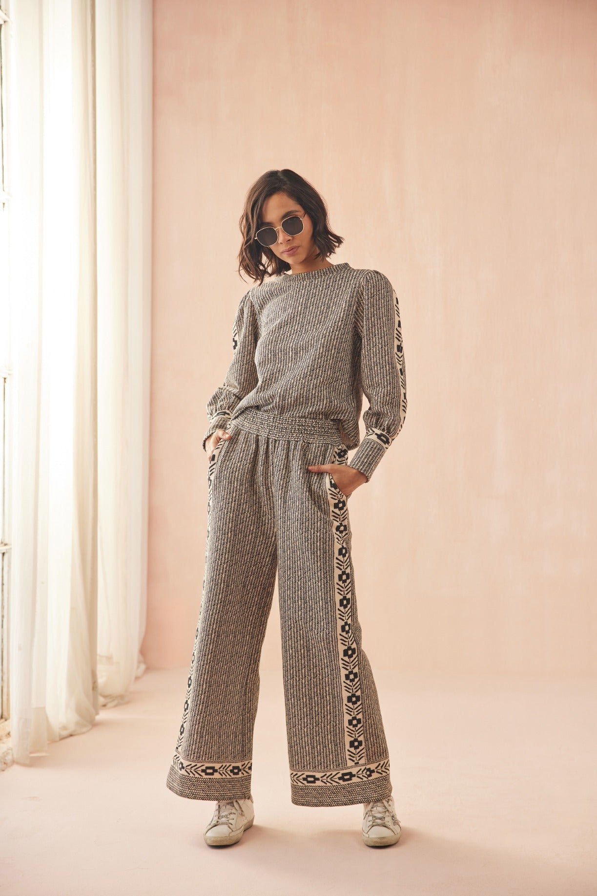 Lydia Sweatshirt Top by Omika