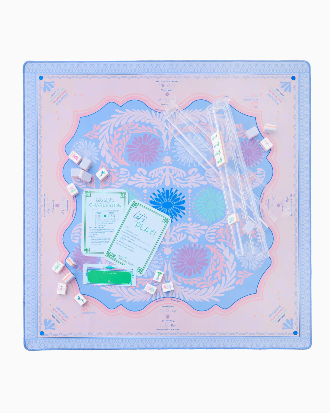 Peri-twinkle Mat Oh My Mahjong Jilli Boutique 
OMM317