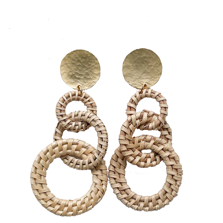 Linked Wicker Hoops Disc Post