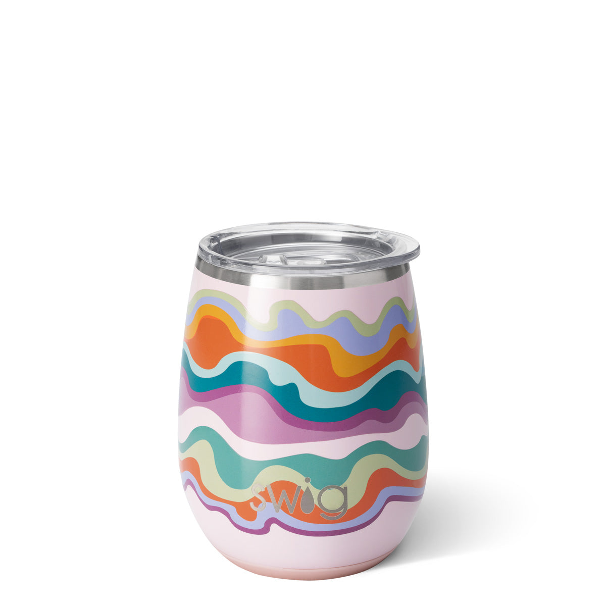 swig stemless wine cup sand art