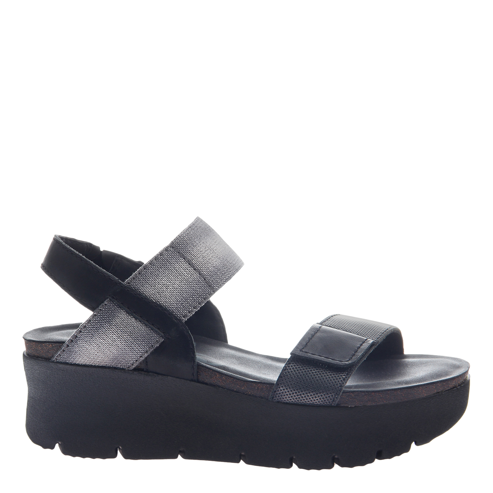 OTBT - NOVA in BLACK Wedge Sandals