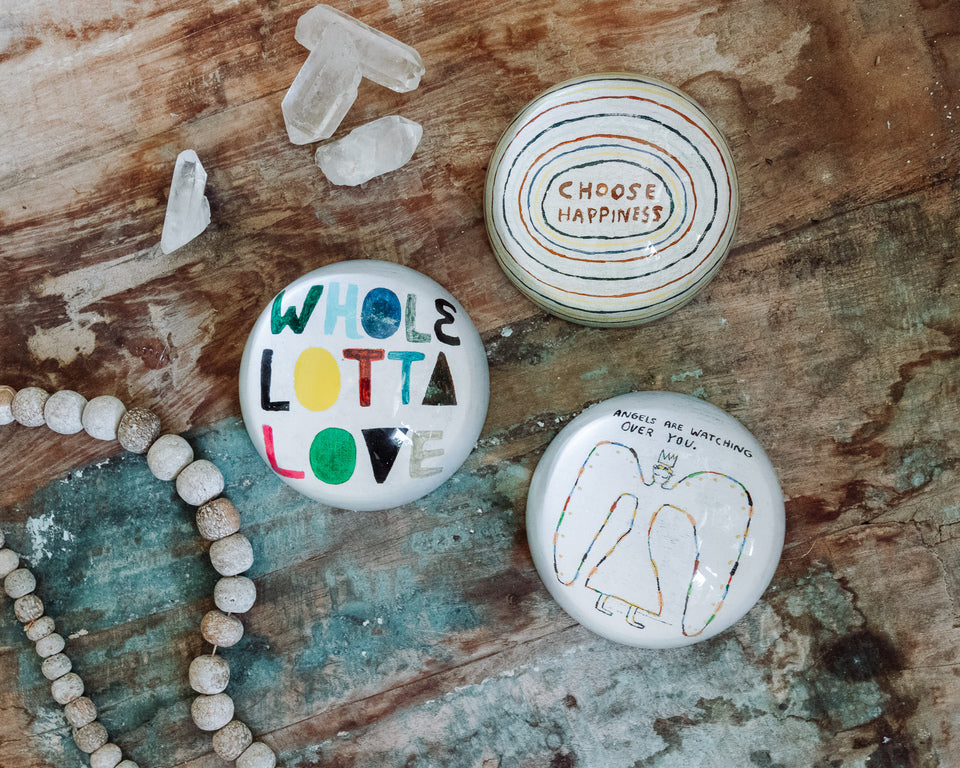 Sugarboo Paperweight - Choose Happiness