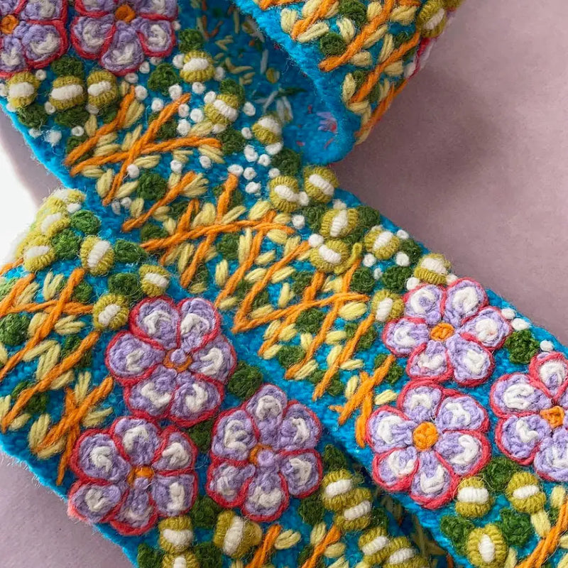 Embroidered Belt Jenny Krauss Jilli Boutique Artisan Belt