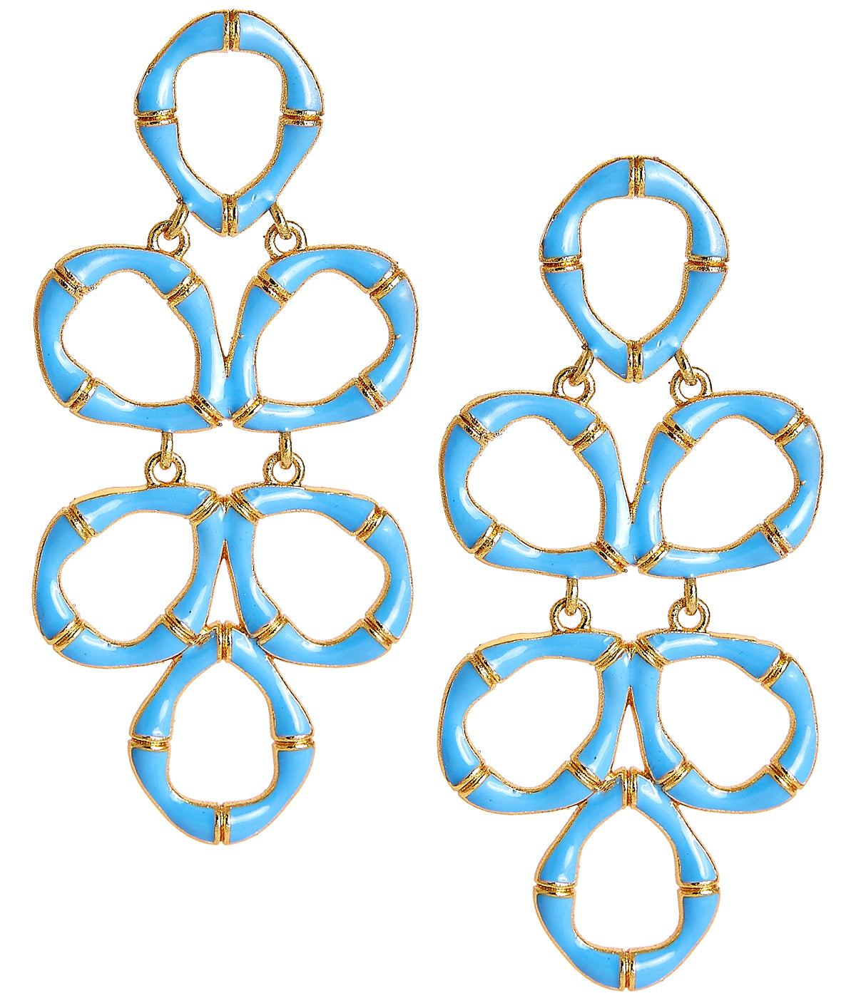 Enamel Bamboo Earring