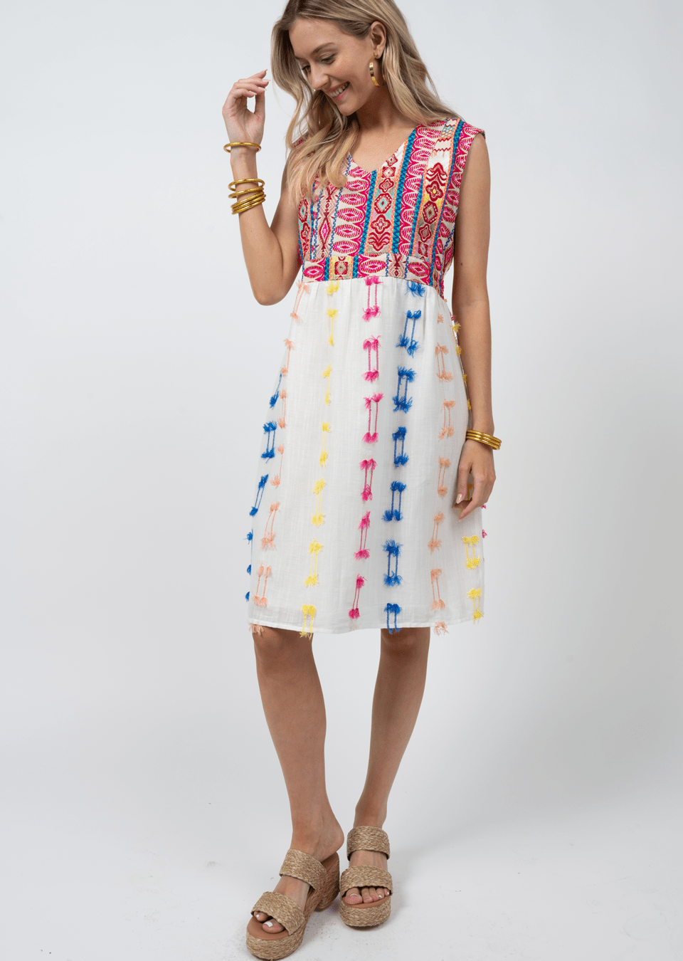 BRITELY GLOBAL DRESS BY UNCLE FRANK jilli boutique