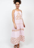 Candy Stripe Embroidered Maxi Dress Ivy Jane Uncle Frank