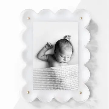 Acrylic Picture Frame in White
