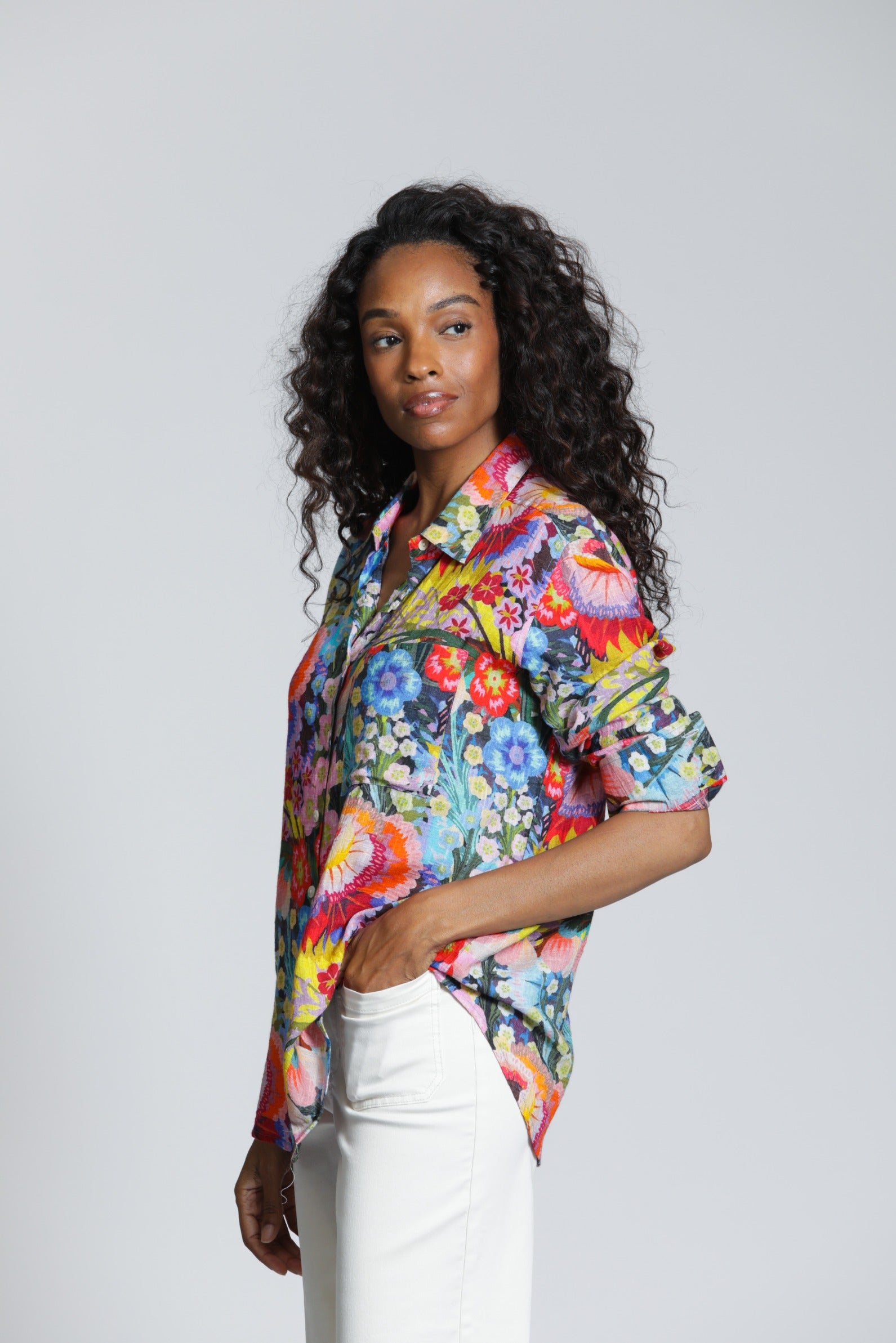 Boyfriend Shirt APNY Jilli Boutique