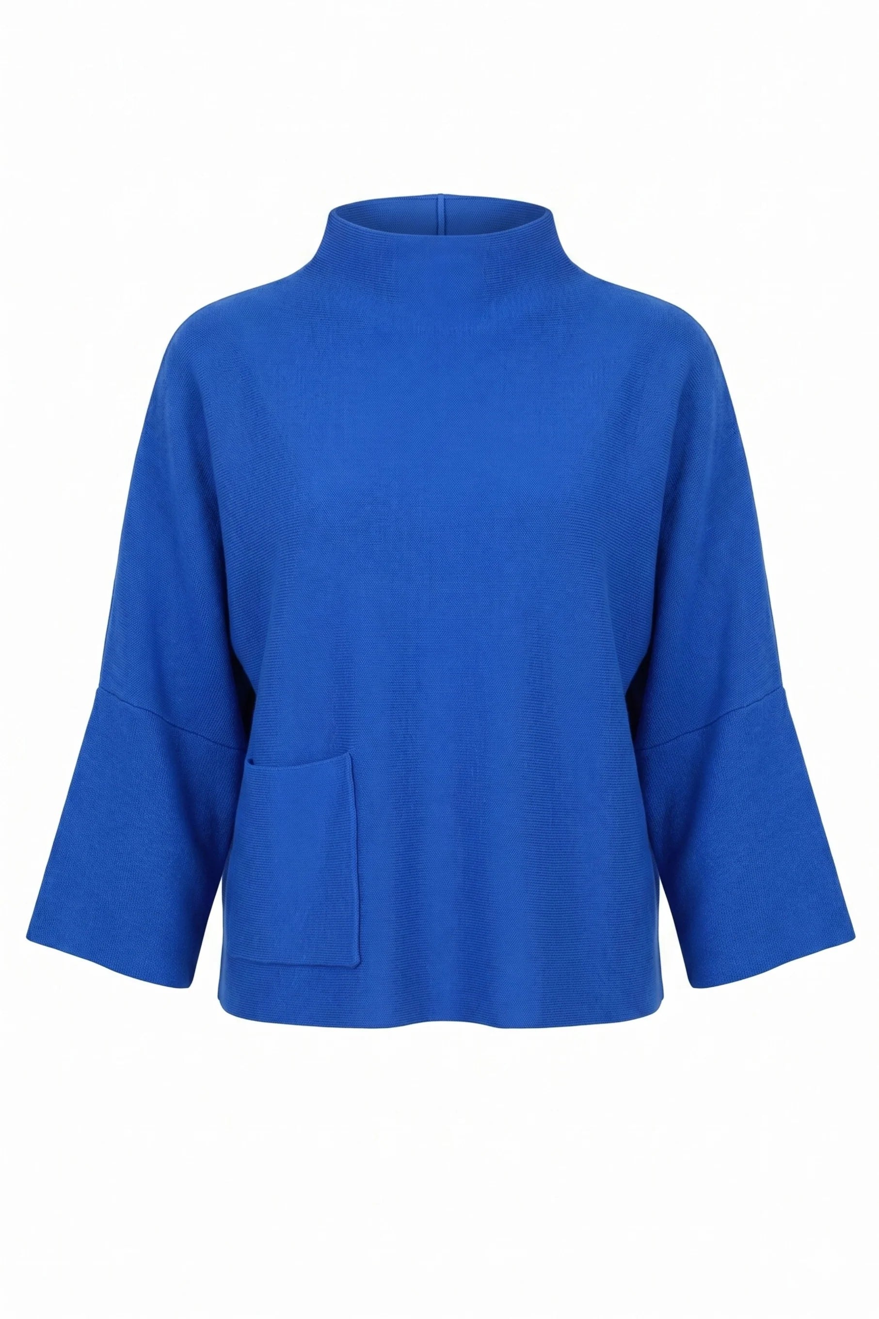  APNY Cobalt Sweater with Patch Pocket Jilli Boutique SW125