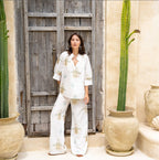 Aether 2670.39231 Scarob Off White Blouse Jilli Boutique