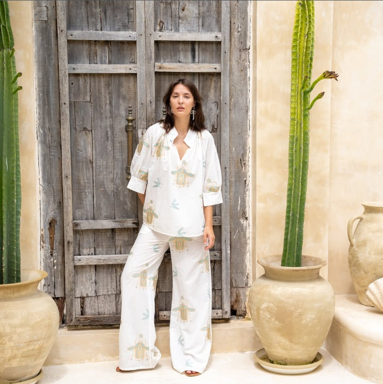 Aether 2670.39231 Scarob Off White Blouse Jilli Boutique
