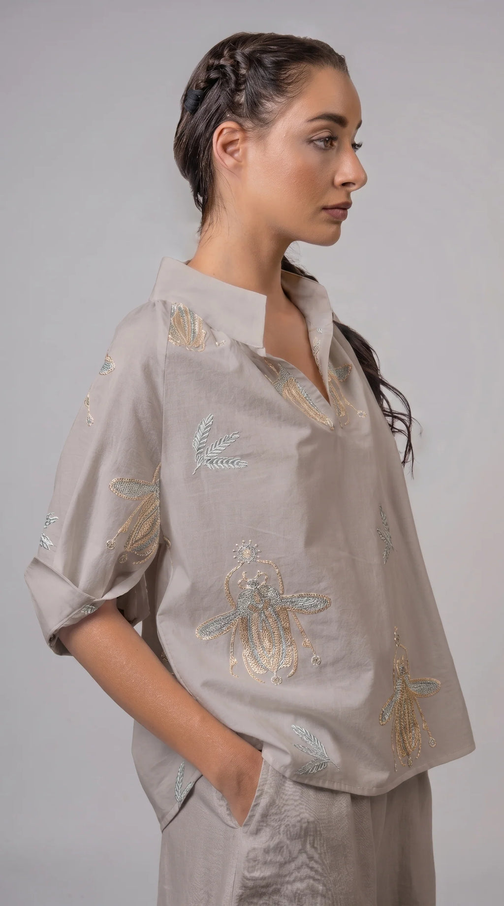 Aether 2670.39231 Scarob  Blouse Jilli Boutique Pouro Green Dunwoody