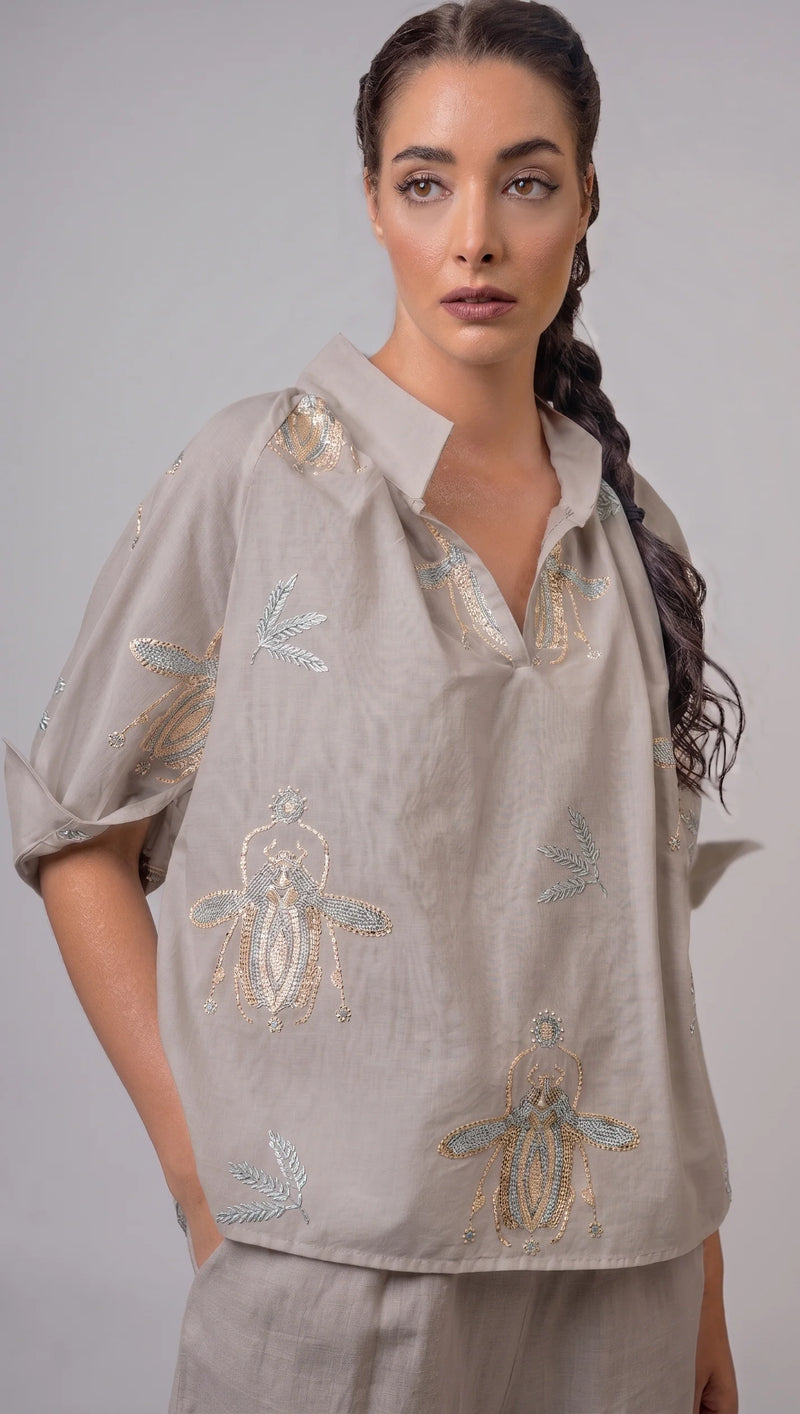 Aether 2670.39231 Scarob  Blouse Jilli Boutique Pouro Green