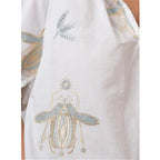 Aether 2670.39231 Embroidered Off White Blouse Jilli Boutique