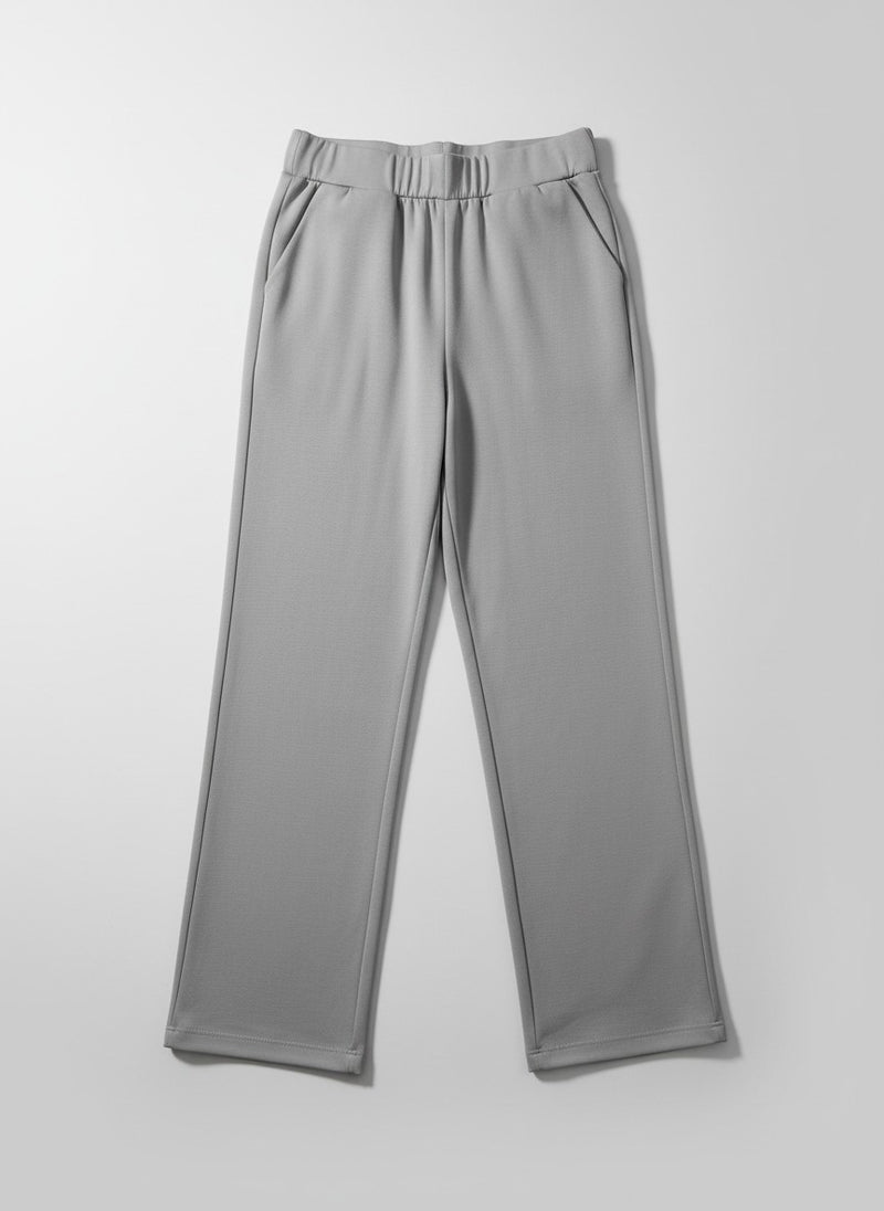 Ariella Scuba Top & Straight Pants Set Taupe Jilli Boutique Buckhead