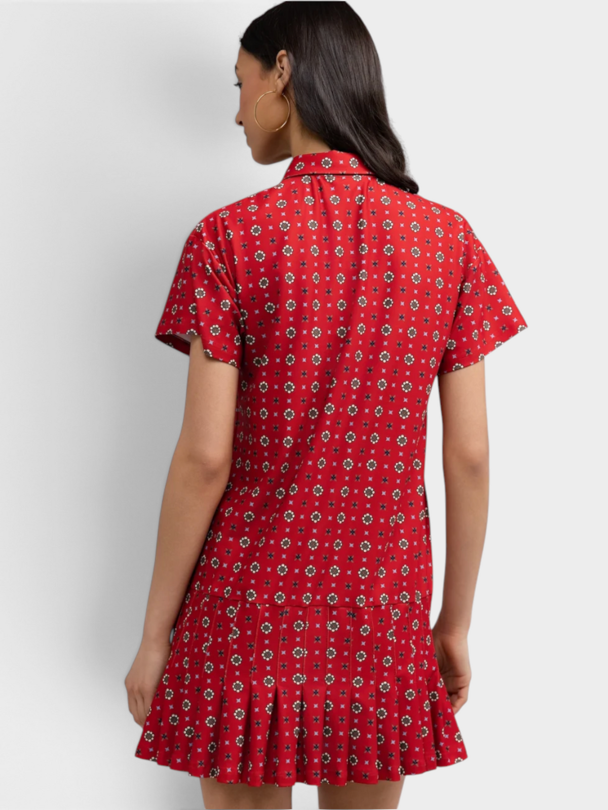 Aspen Dress Cherry Scarf Dot by Smith and Quinn
