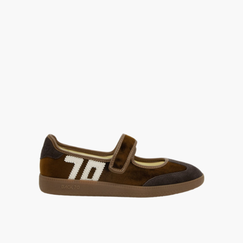 Back 70 Aya in Cuoio Milk Sneakerina Mary Jane Jilli Boutique