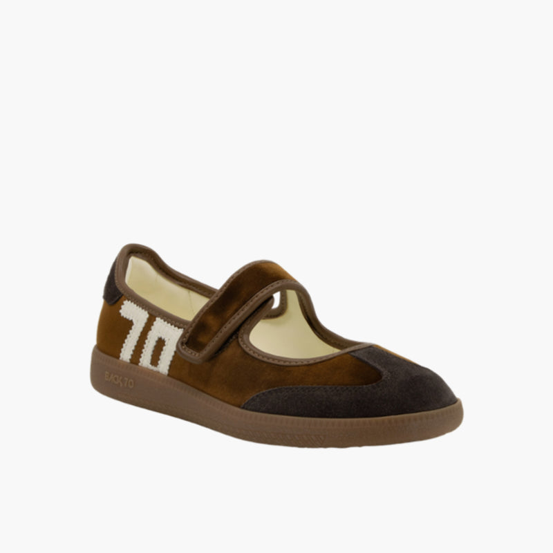 Back 70 Aya in Cuoio Milk Sneakerina Mary Jane Jilli Boutique Dunwoody