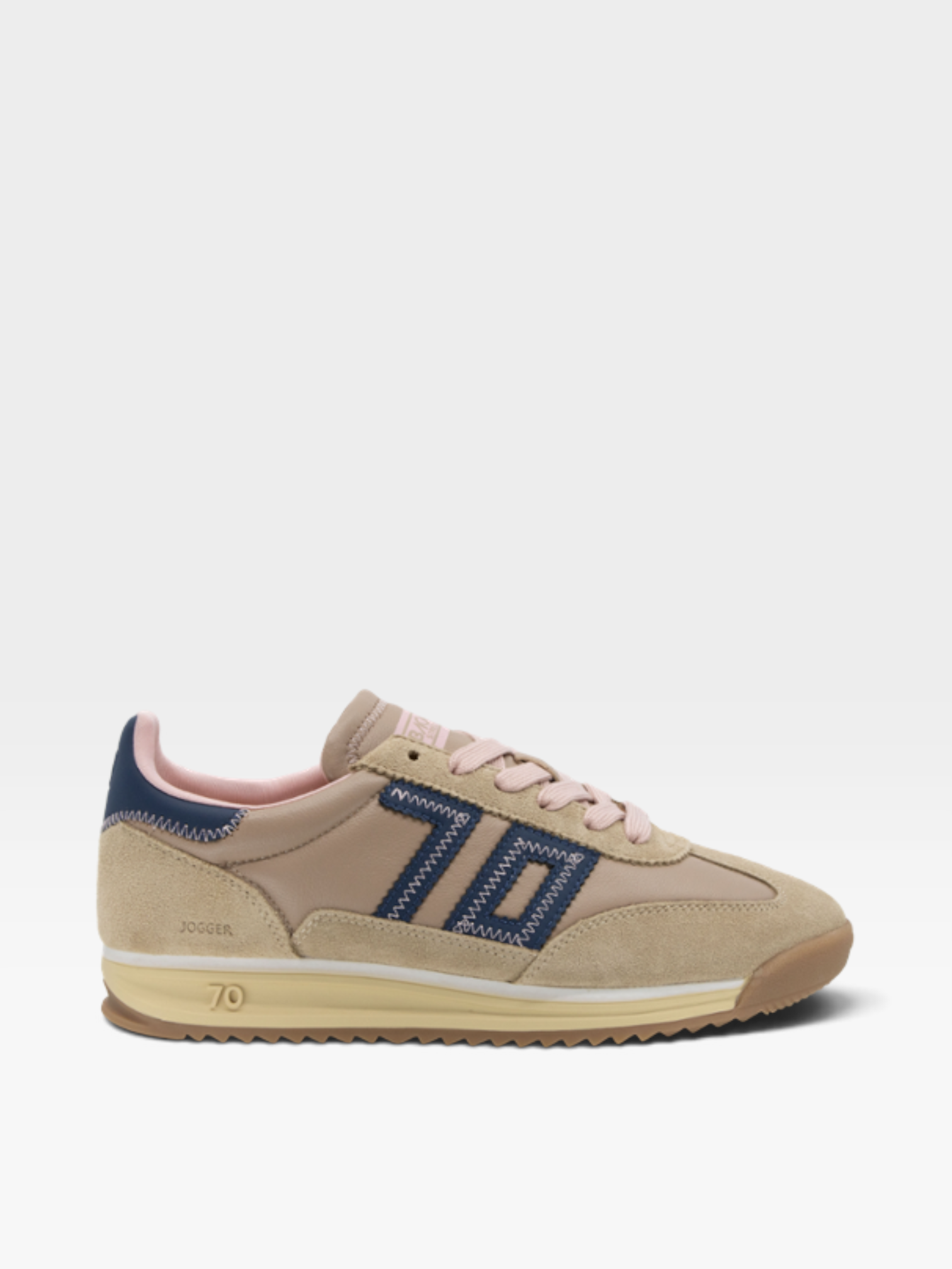 Back 70 Jogger Z in Camel Navy Pink Womens