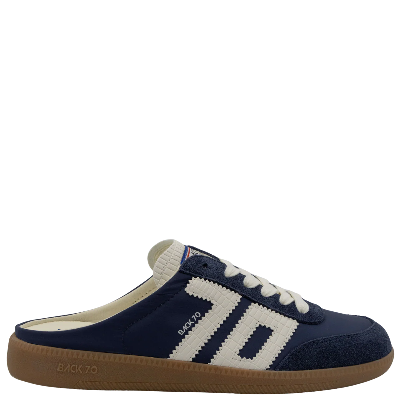 Back 70 Easter Navy Backless Sneaker Jilli Boutique
