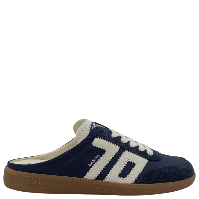 Back 70 Easter Navy Backless Sneaker Jilli Boutique