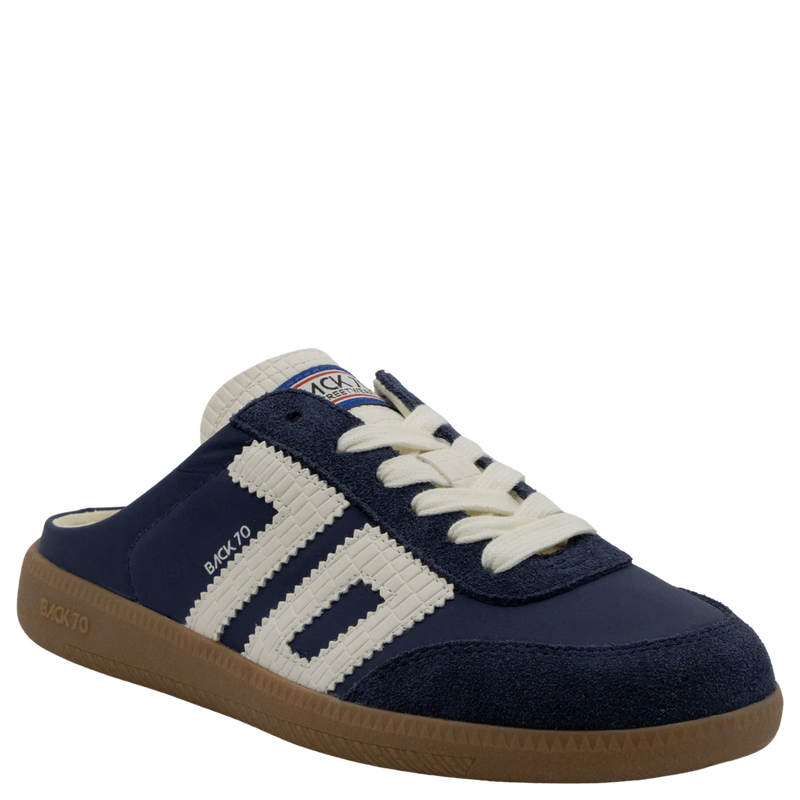 Back 70 Easter Navy Backless Sneaker Jilli Boutique