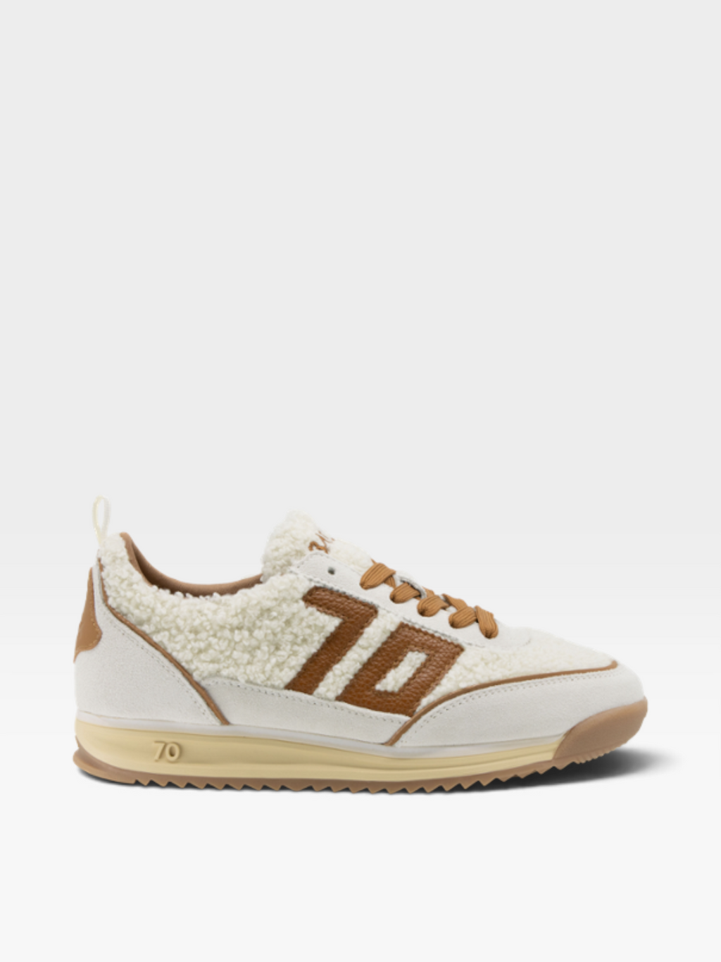 Back 70 TEDDY Jogger in MILK ICE CUOIO Sneakers