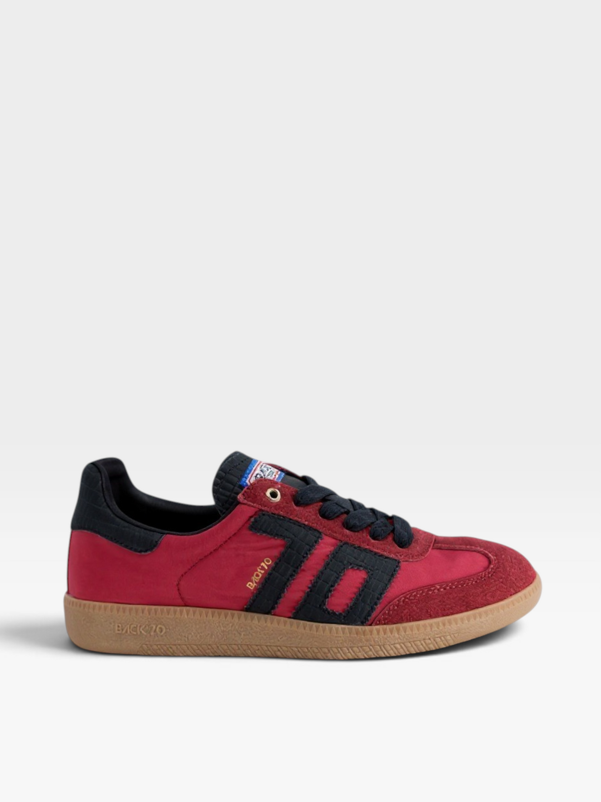 Back 70 Ghost Sneakers in Red Black