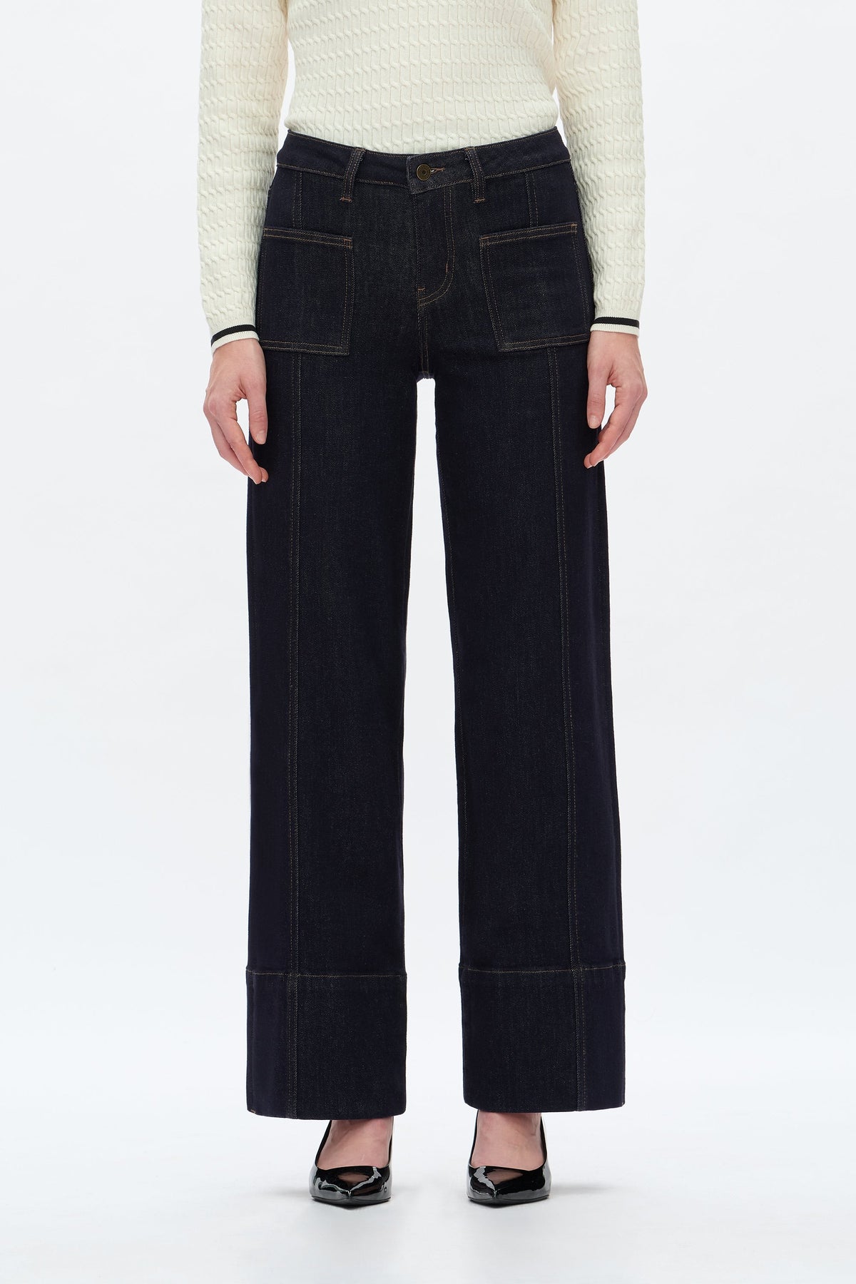 Katia Mid Rise Wide Leg
