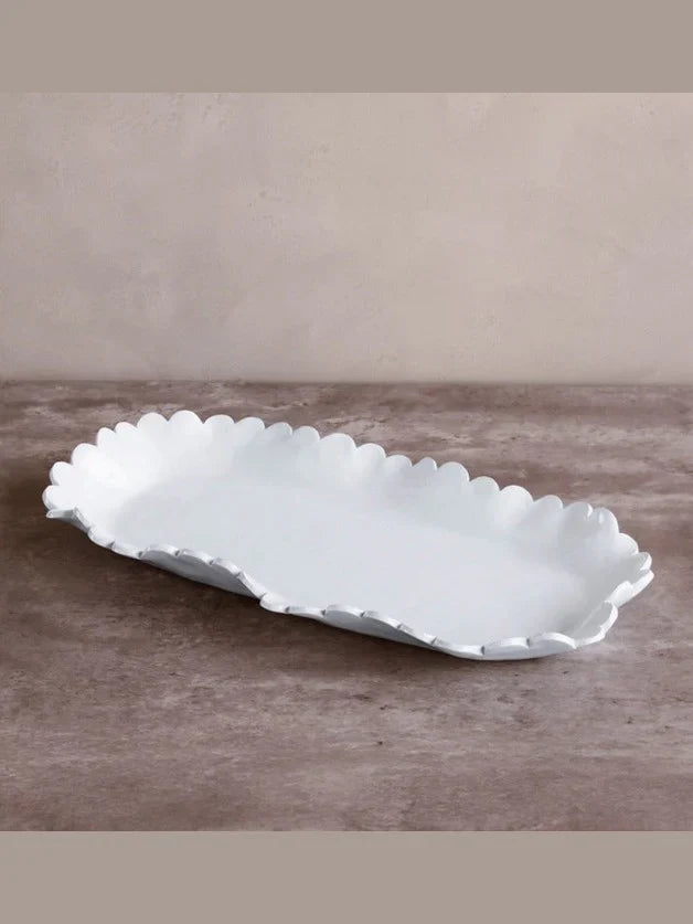 VIDA Colette Large Platter (White) Beatrice Ball Jilli Boutique