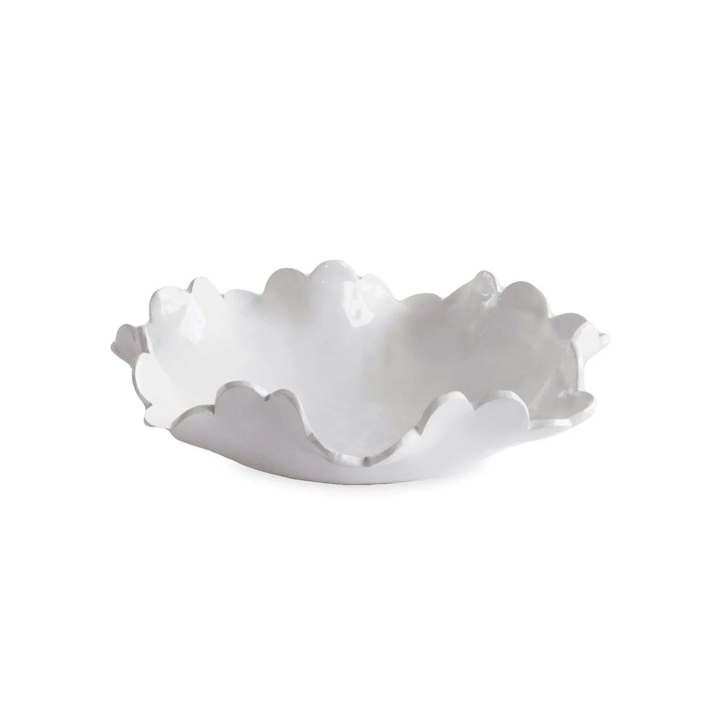 VIDA COLETTE MEDIUM BOWL, WHITE Jilli Boutique Beatrice Ball Atlanta