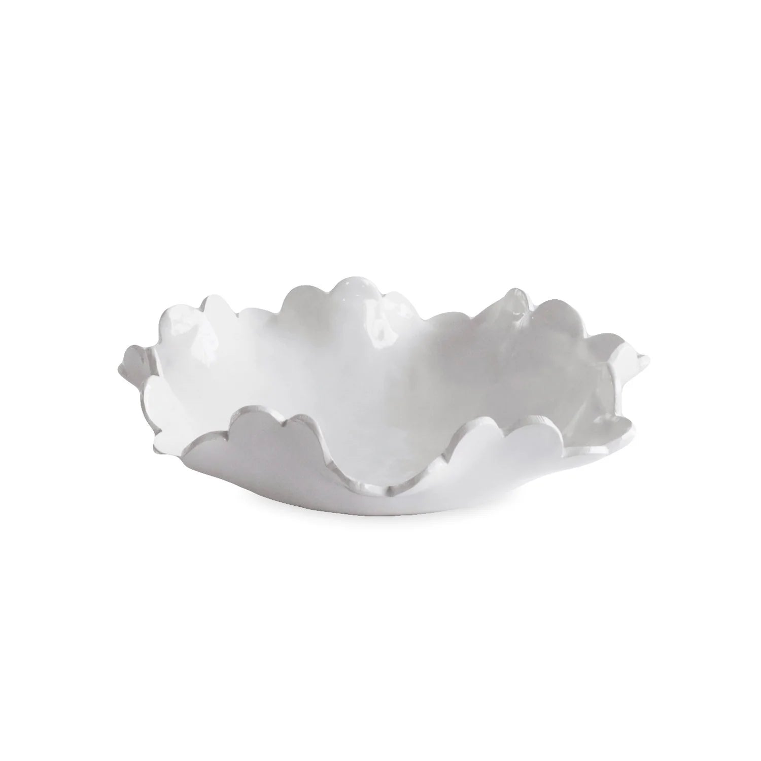 VIDA COLETTE MEDIUM BOWL, WHITE Jilli Boutique Beatrice Ball Atlanta