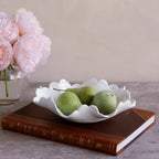 VIDA COLETTE MEDIUM BOWL, WHITE Jilli Boutique Beatrice Ball Buckhead