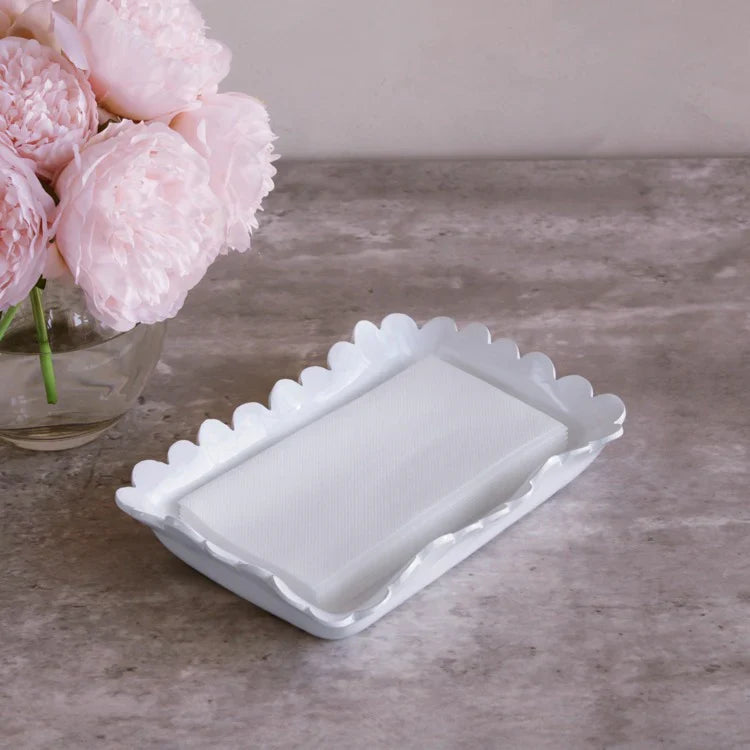 VIDA Colette Guest Towel Holder (White) Jilli Boutique