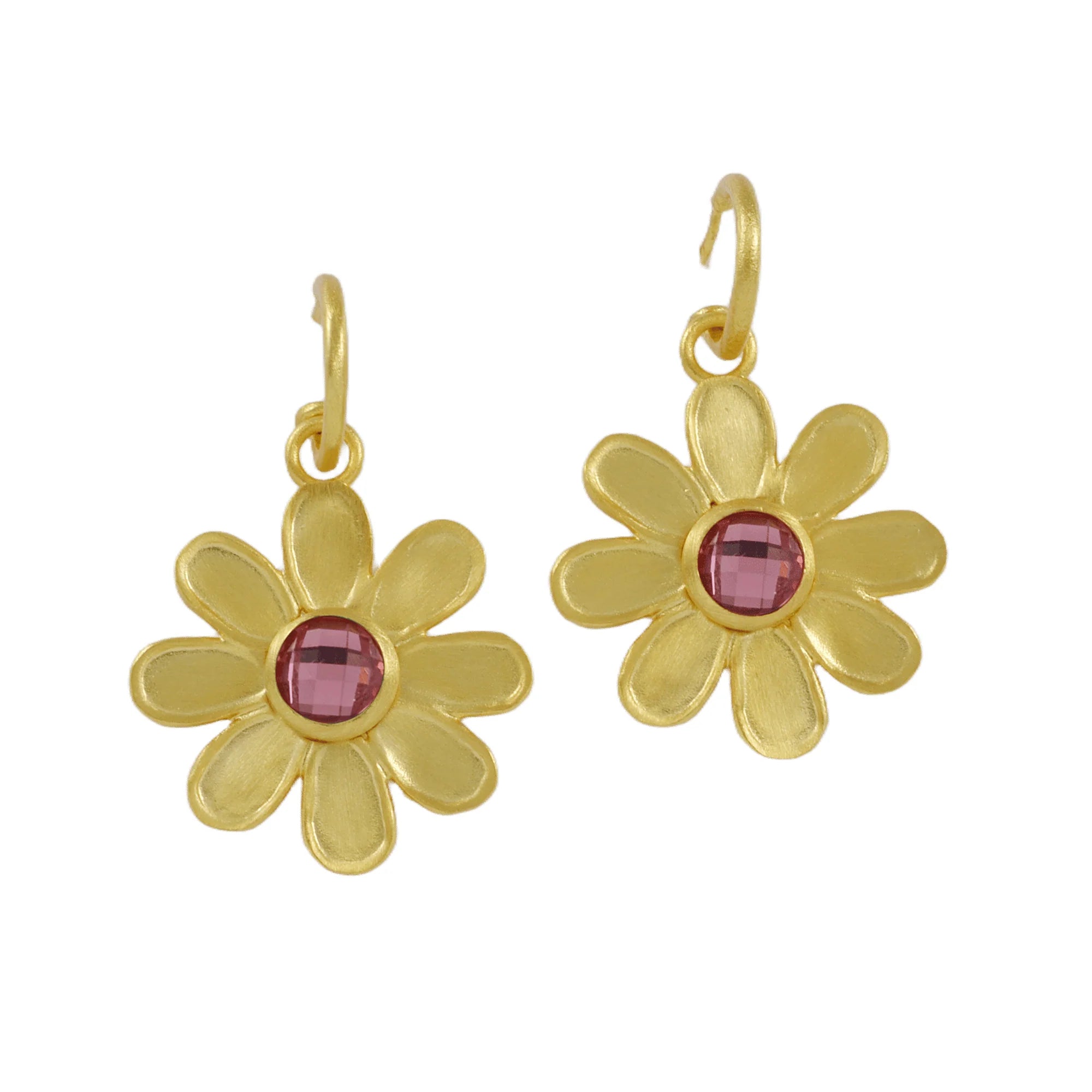 Royal Pink Betty Carre Blume Earrings Jilli Boutique K18-256-RP