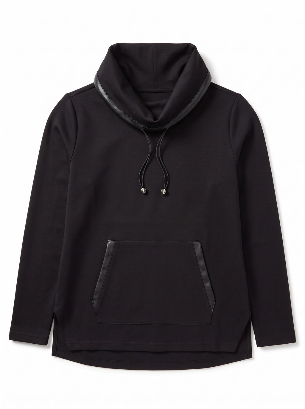 The black Nikki Jones Pullover Top at Jilli Boutique