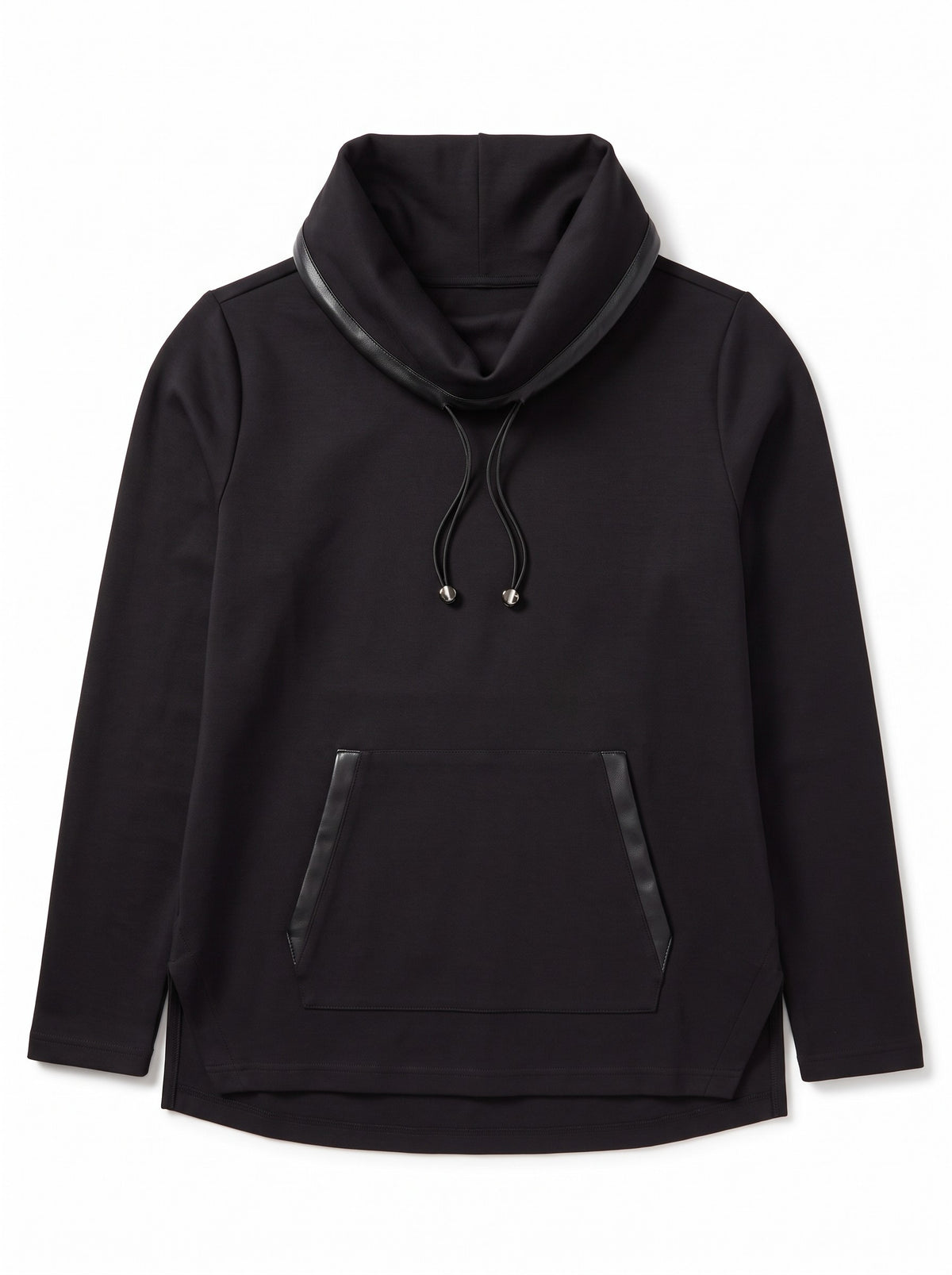 The black Nikki Jones Pullover Top at Jilli Boutique