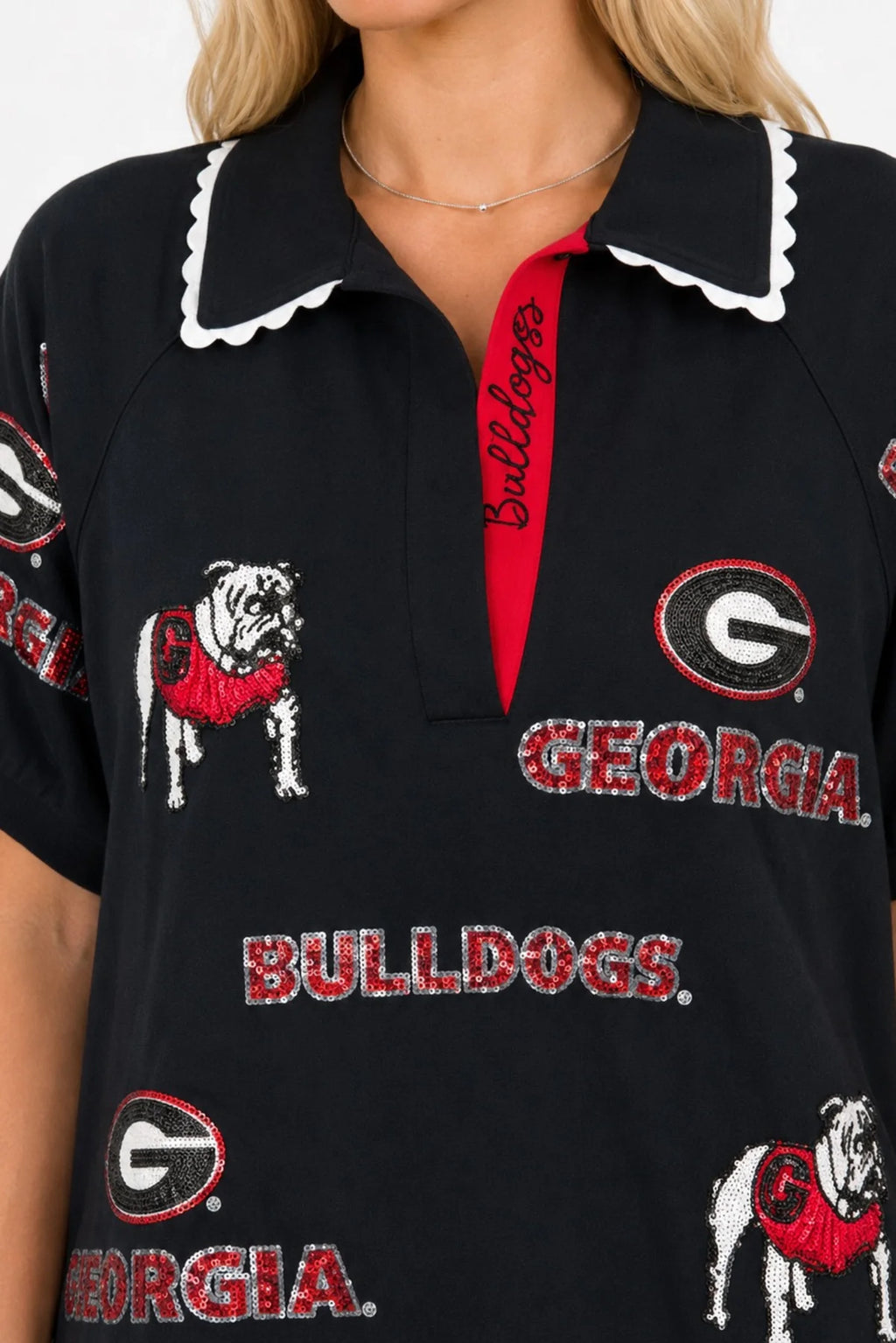 Brianna Cannon Georgia Logo Patch Dress Jilli Boutique Buckhead