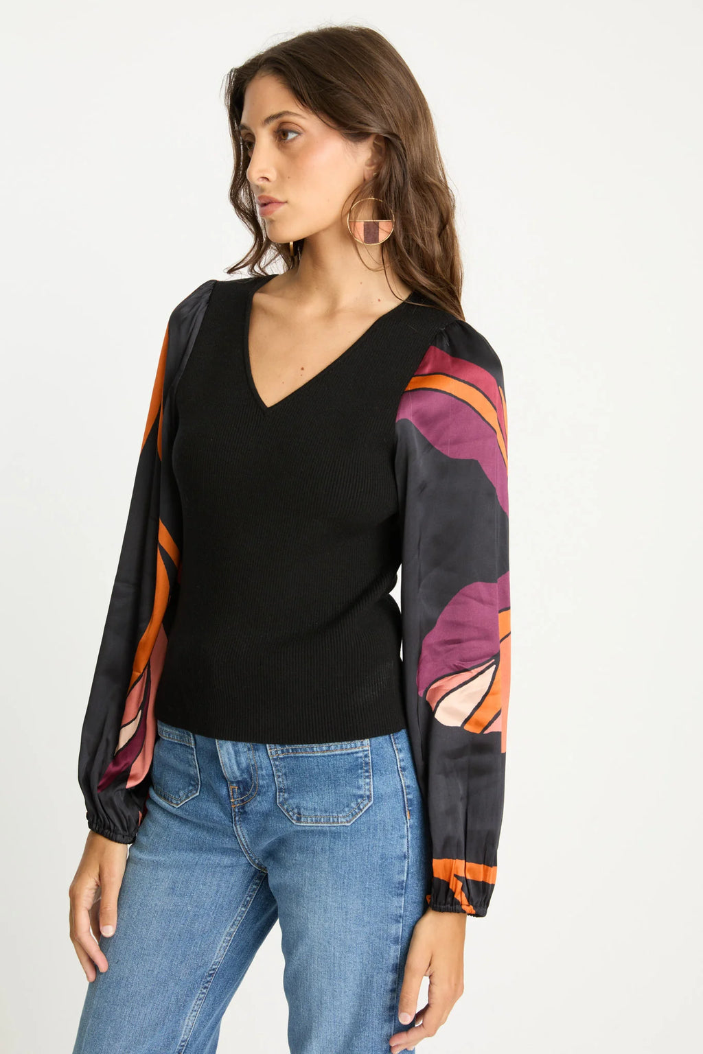 Arielle Top in African Paradise Jilli Boutique Caballero Atlanta Buckhead Dunwoody