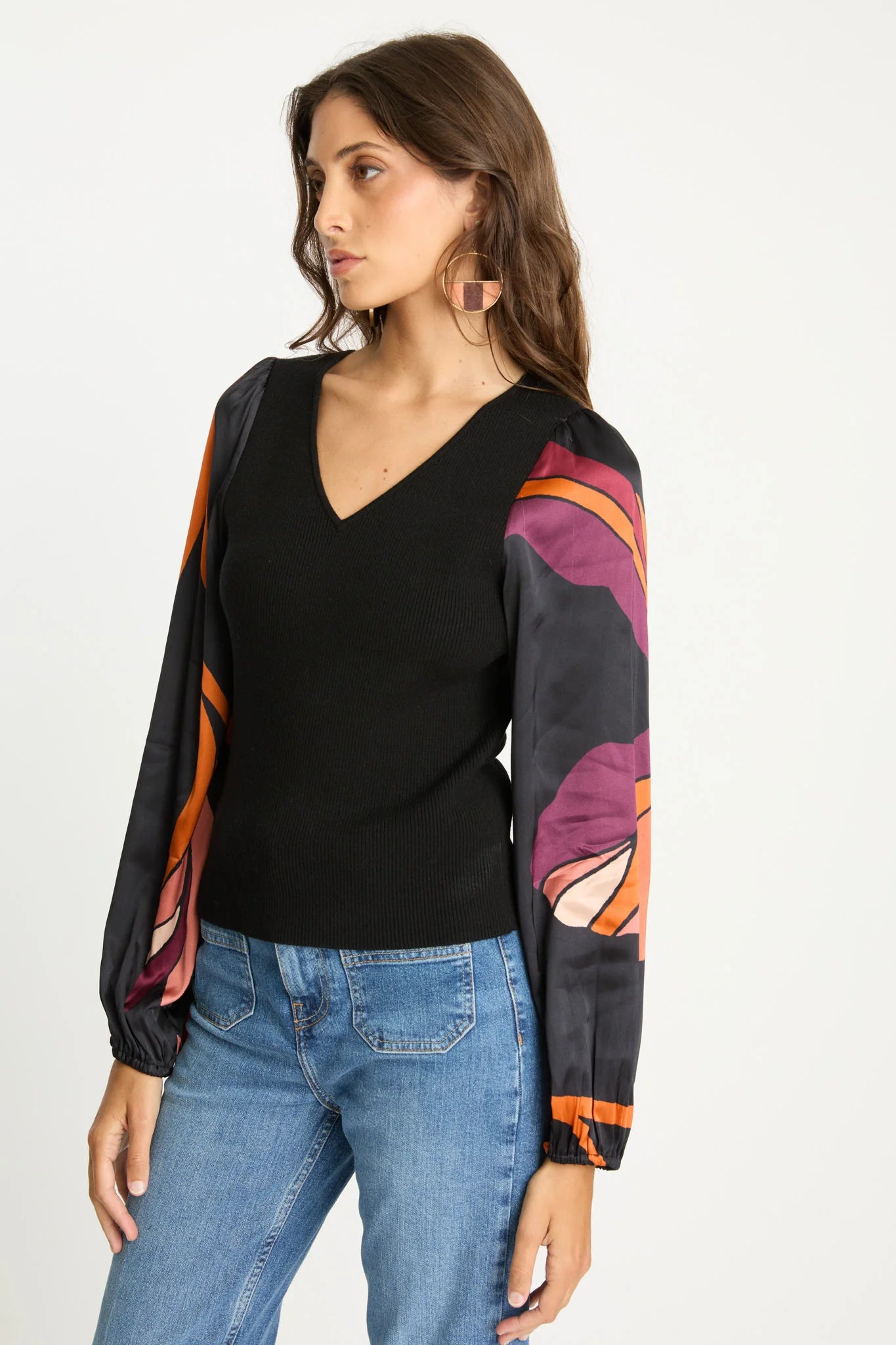 Arielle Top in African Paradise Jilli Boutique Caballero Atlanta Buckhead Dunwoody