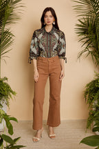 Caballero Collection Jilli Boutique Anissa Top in Vintage Tapestry Dunwoody